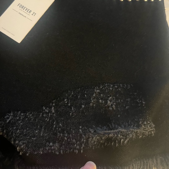 Forever 21 Los Angeles Premium Black Worn Look Shorts, Women 28, new with tag - Picture 3 of 8